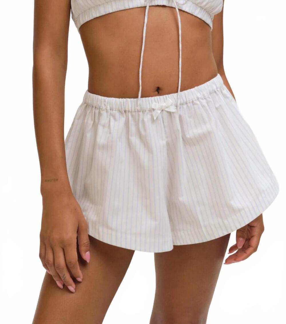 NEW FOR LOVE & LEMONS trixie sleep shorts in off white